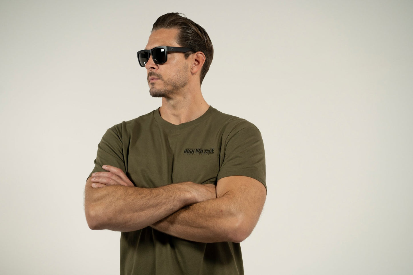 HV Vixen Tee (Military Green) - High Voltage Industries