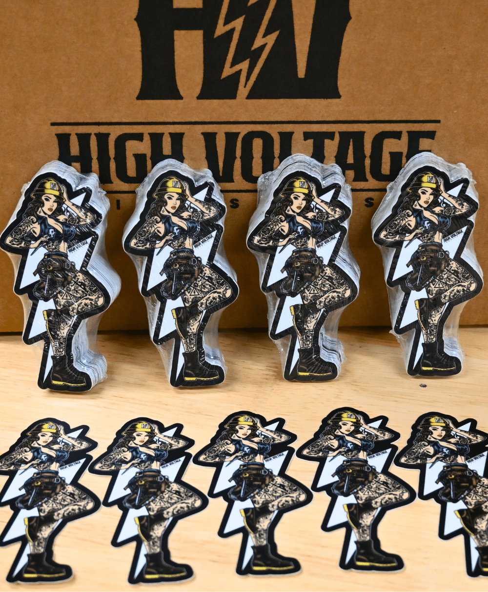 HVI Vixens Sticker - High Voltage Industries