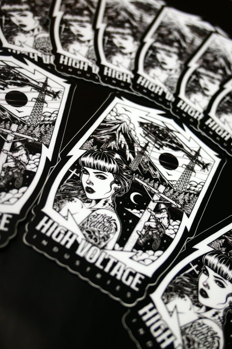 HVI Vixens Sticker Pack (8 stickers) - High Voltage Industries