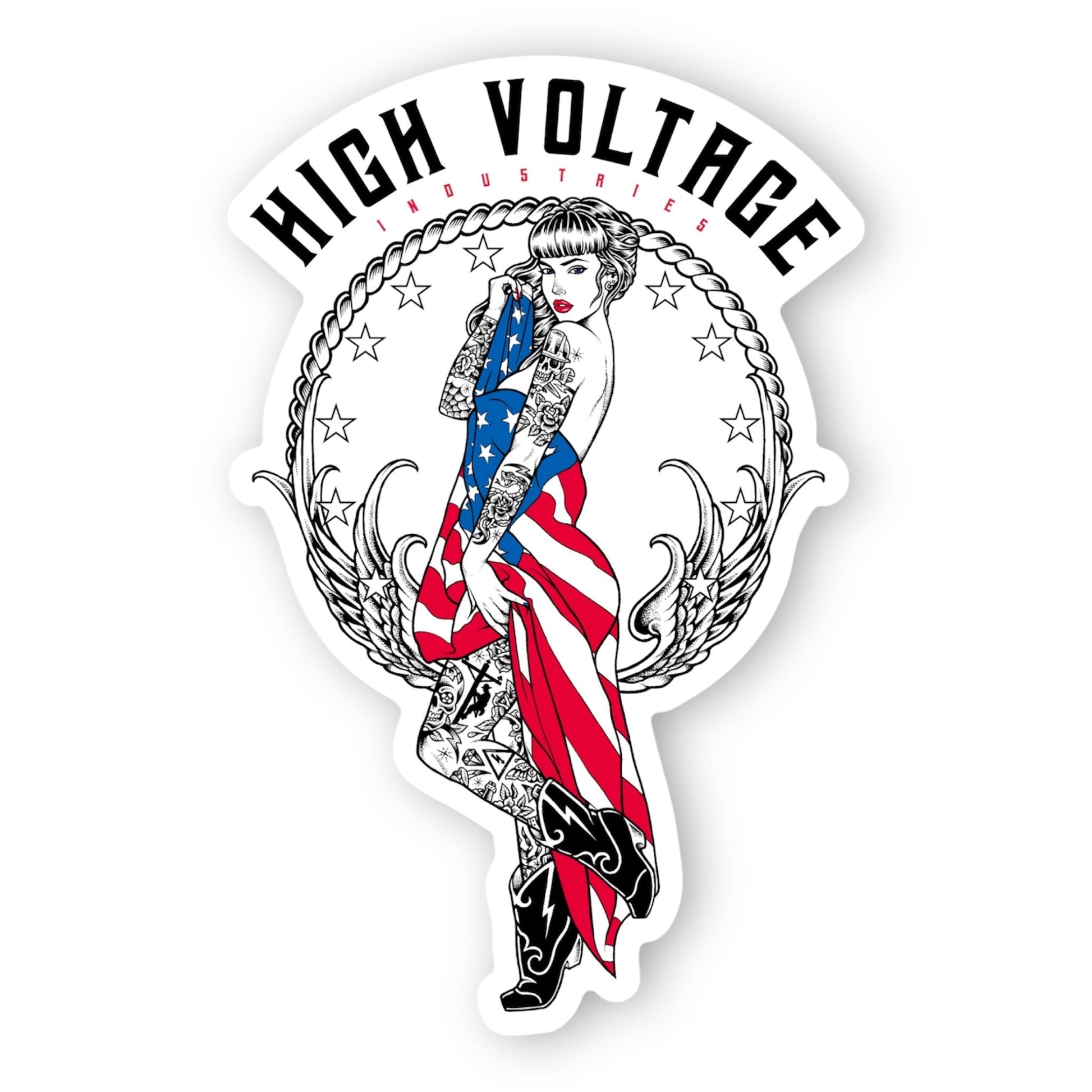 HVI Vixens Sticker Pack (8 stickers) - High Voltage Industries