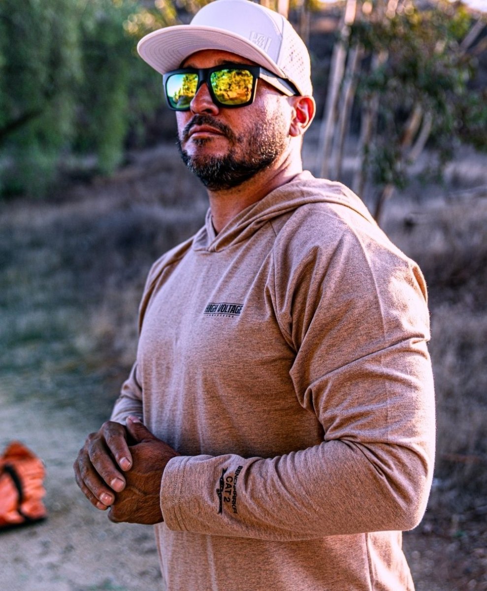 HVI x Benchmark FR - Dreamer Lightweight FR Hoodie - High Voltage Industries