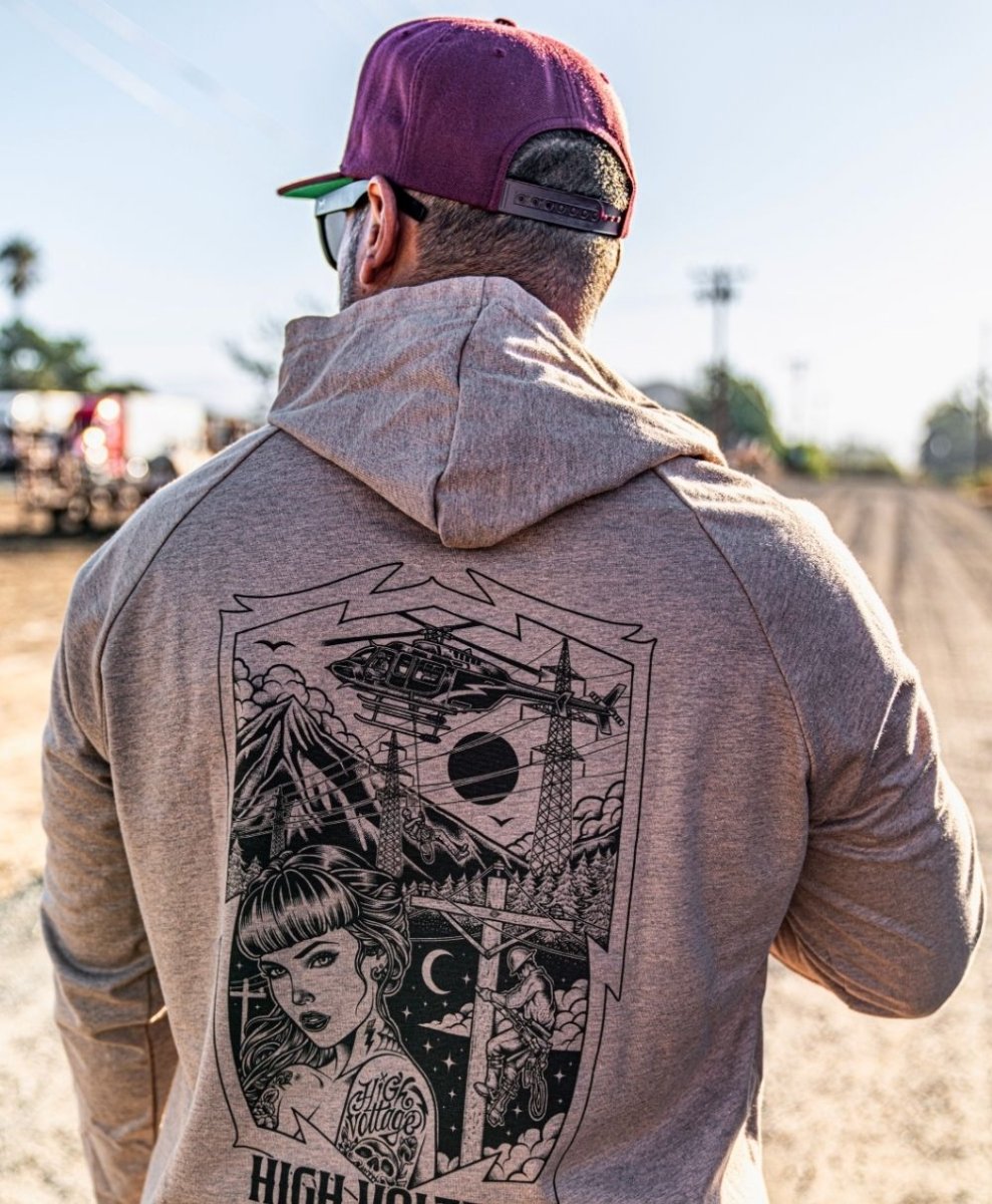 HVI x Benchmark FR - Dreamer Lightweight FR Hoodie - High Voltage Industries