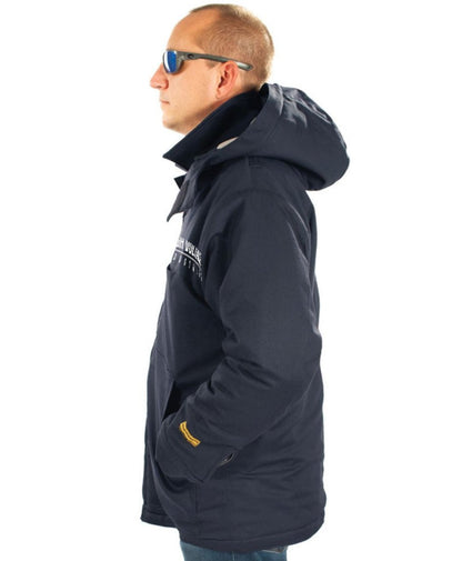HVI x Benchmark FR - Heavyweight Insulated Bomber Jacket & Removable Hood - High Voltage Industries
