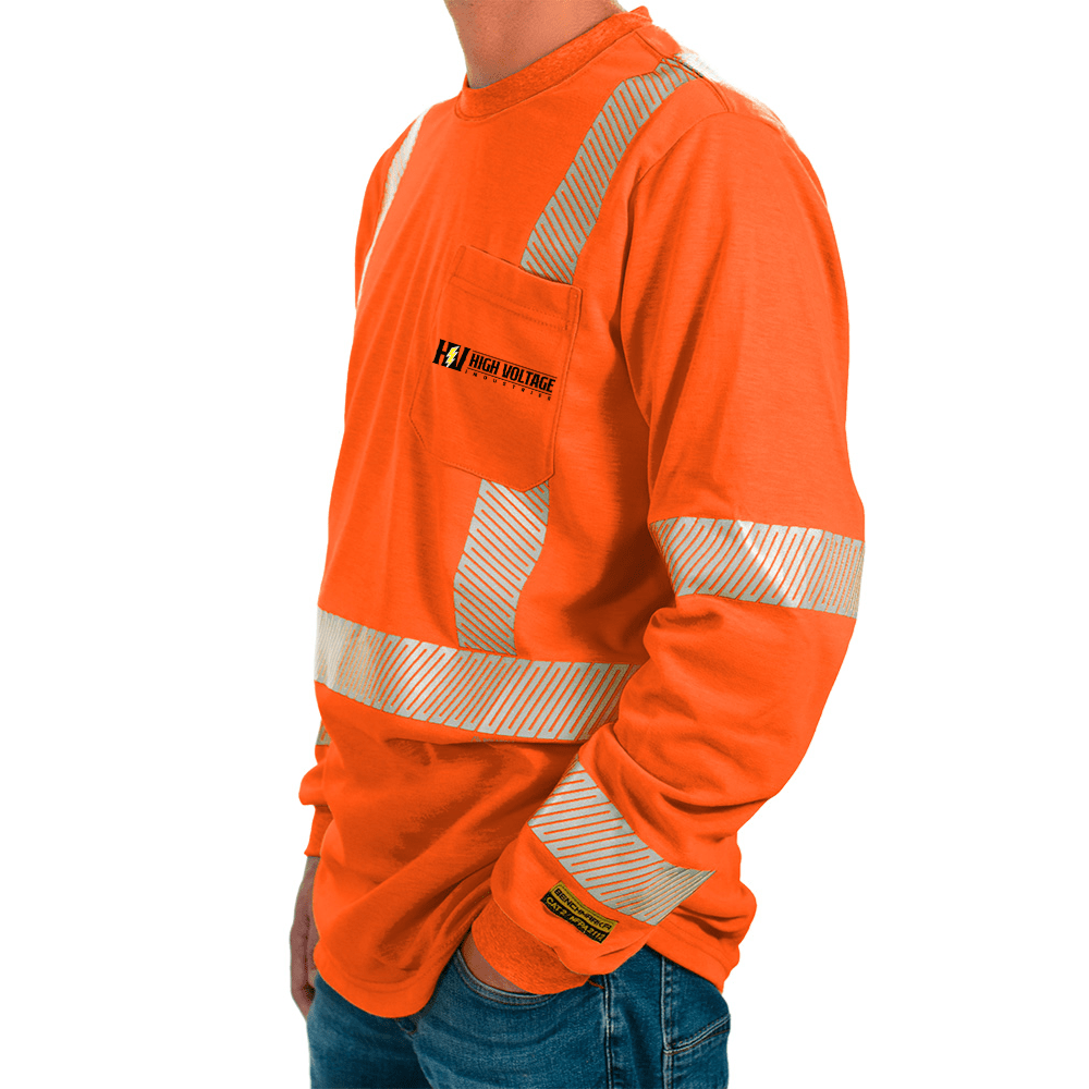 HVI x Benchmark FR - Oro Polartec Hi Vis FR T-Shirt Class 3 - High Voltage Industries