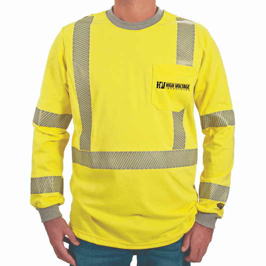 HVI x Benchmark FR - Oro Polartec Hi Vis FR T-Shirt Class 3 - High Voltage Industries