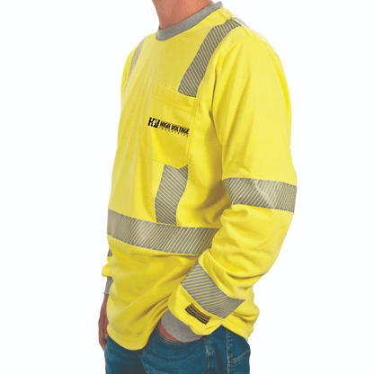 HVI x Benchmark FR - Oro Polartec Hi Vis FR T-Shirt Class 3 - High Voltage Industries
