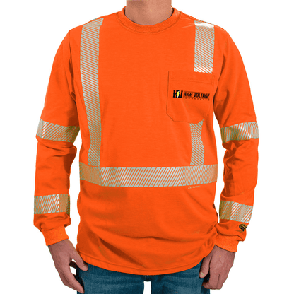 HVI x Benchmark FR - Oro Polartec Hi Vis FR T-Shirt Class 3 - High Voltage Industries