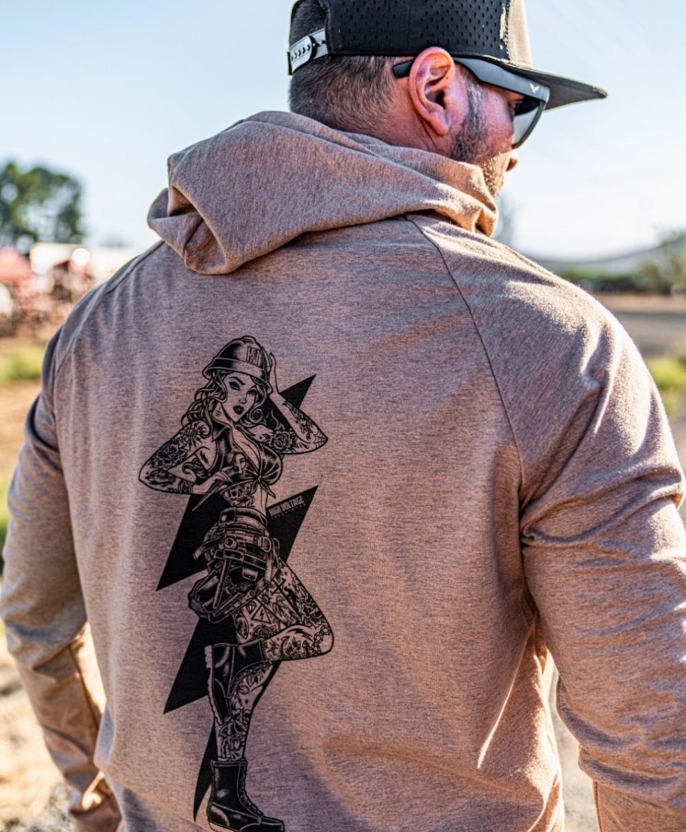 HVI x Benchmark FR - Vixen Lightweight FR Hoodie - High Voltage Industries