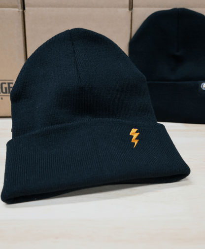 Icon Beanie - Black (Made in USA) - High Voltage Industries