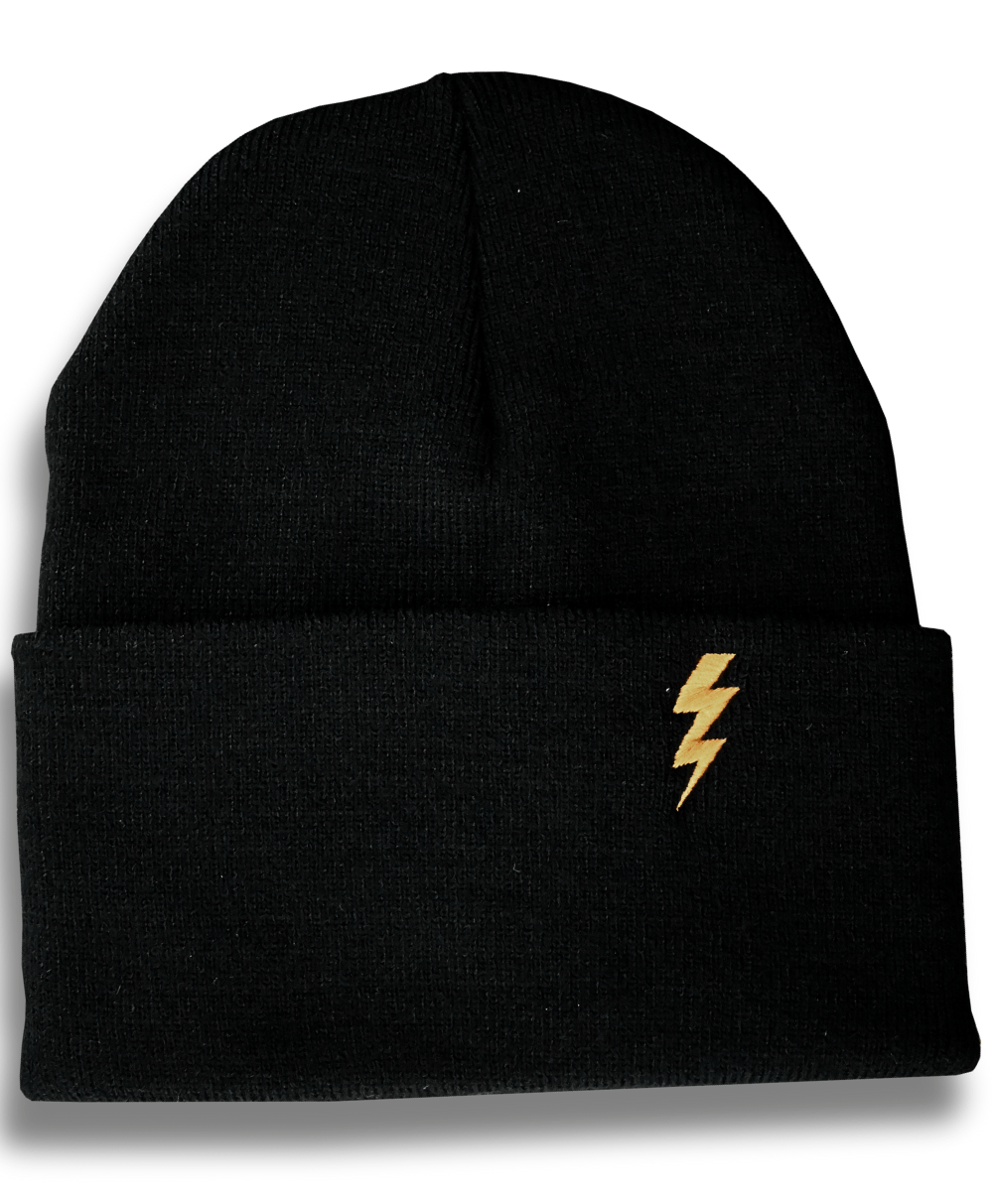 Icon Beanie - Black (Made in USA) - High Voltage Industries