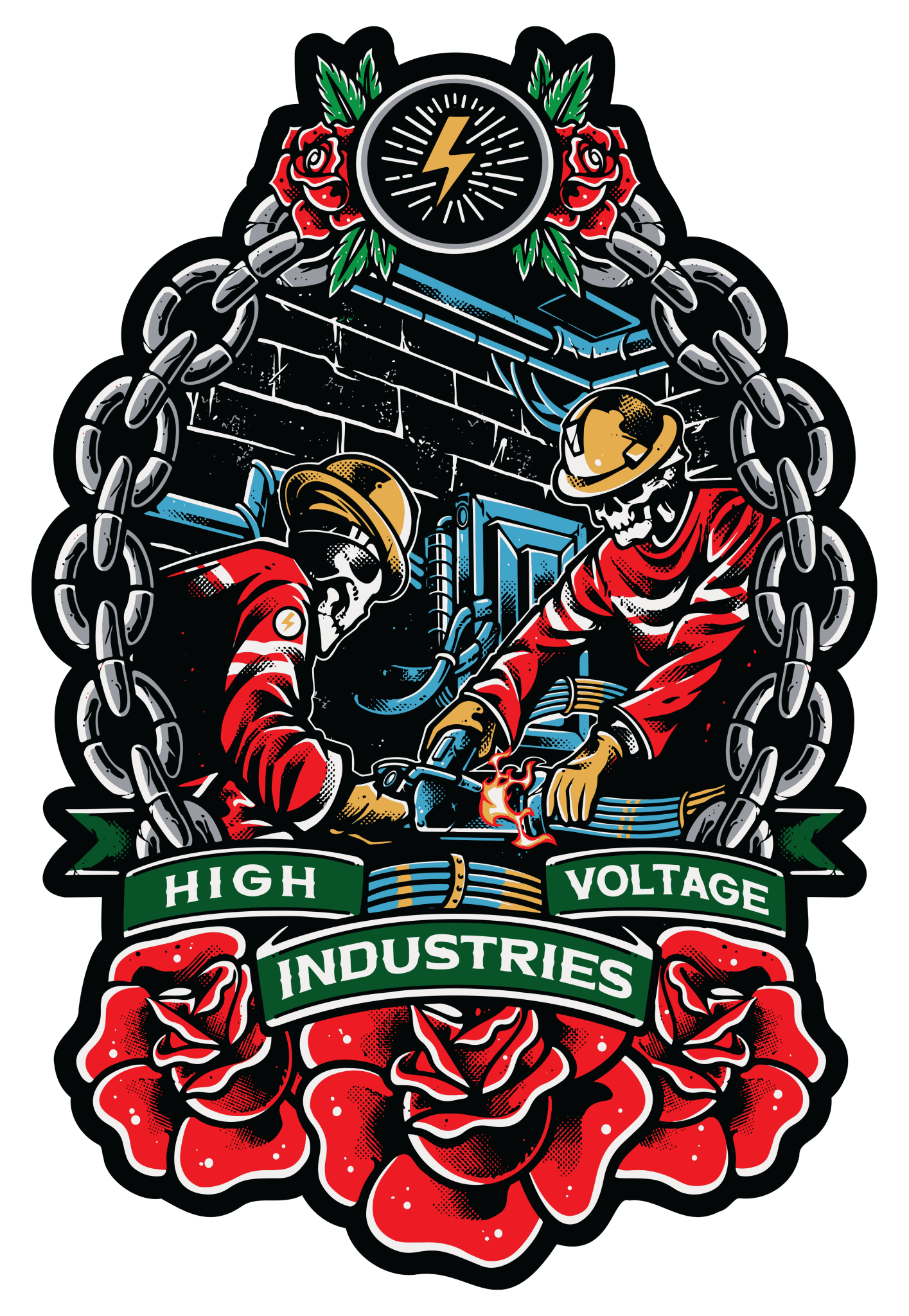 Jumbo Sticker Pack (21 stickers) - High Voltage Industries