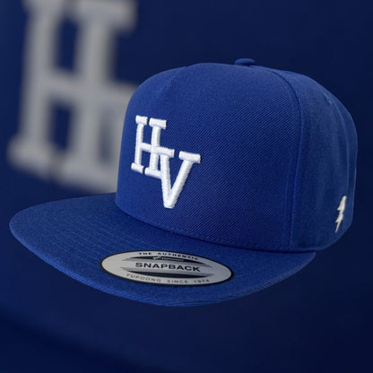 League Classic Snapback (Blue) - High Voltage Industries