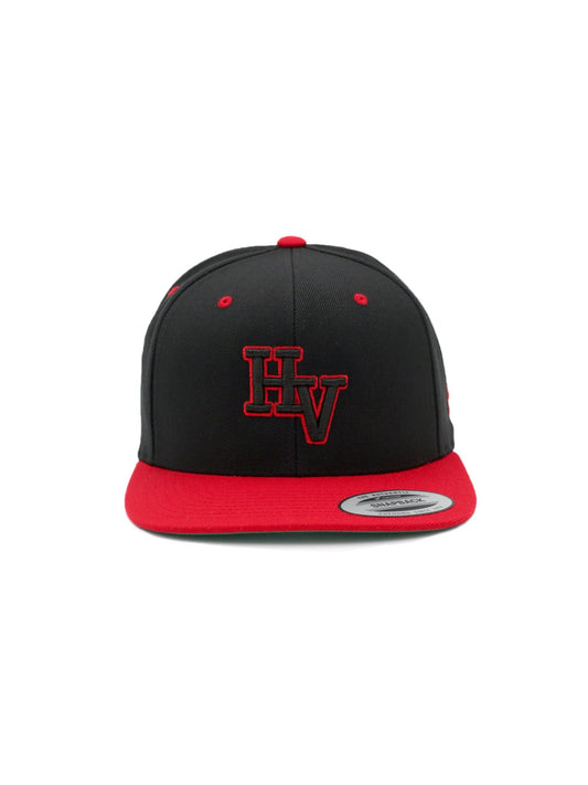 League Classic Snapback (Red/Black) - High Voltage Industries