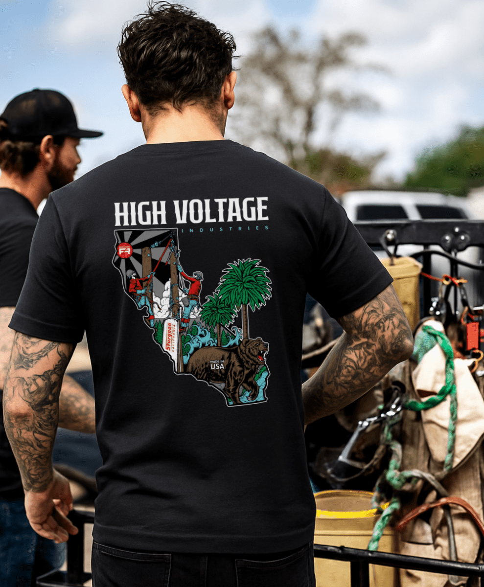 LIMITED EDITION: 2025 Rodeo Collab Tee - MADE IN USA - High Voltage Industries