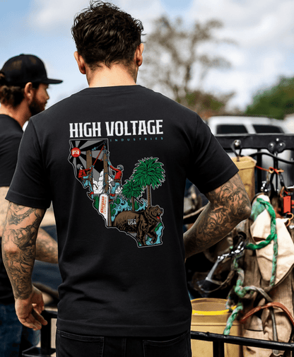 LIMITED EDITION: 2025 Rodeo Collab Tee - MADE IN USA - High Voltage Industries