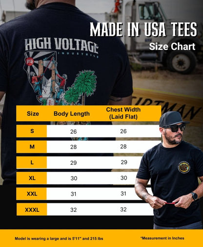 LIMITED EDITION: 2026 Rodeo Collab Tee - MADE IN USA - High Voltage Industries