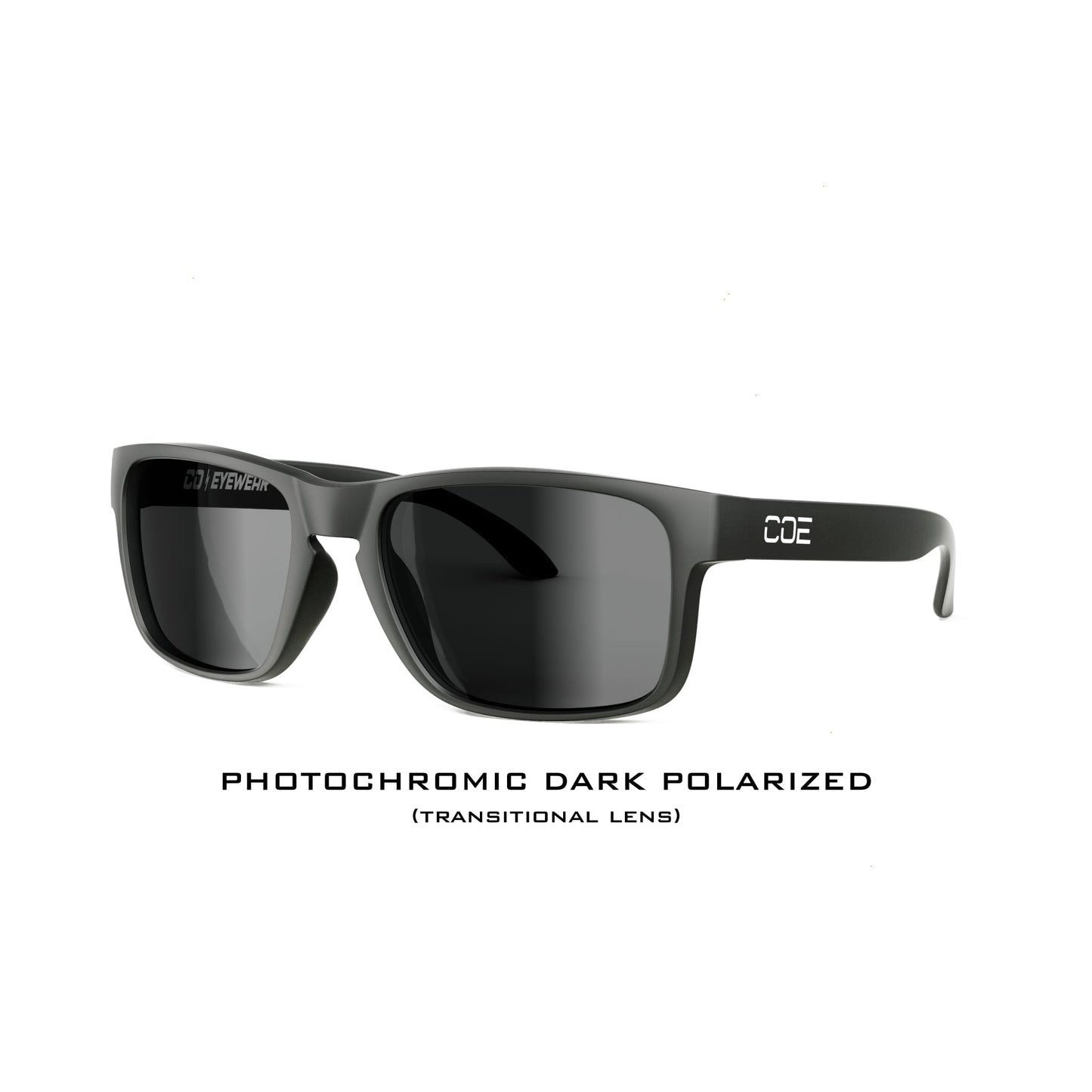 Co Eyewear - Loki Z87 Matte Black Photochromic - High Voltage Industries