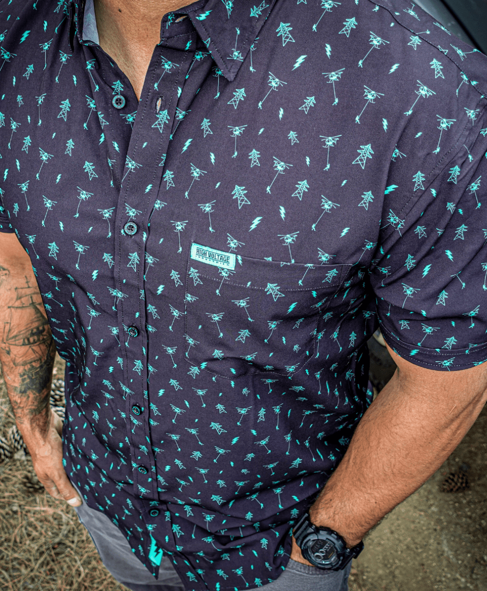 Longline Button Up - High Voltage Industries