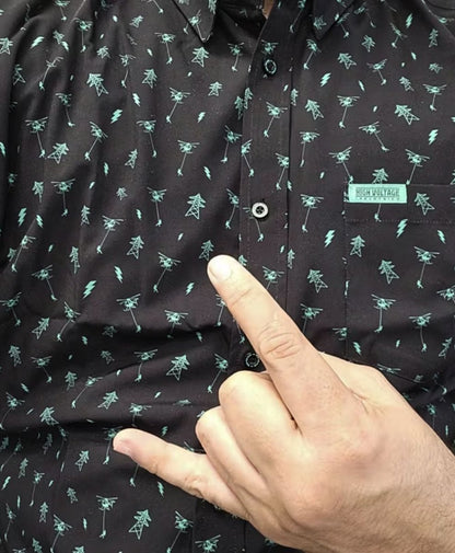 Longline Button Up - High Voltage Industries
