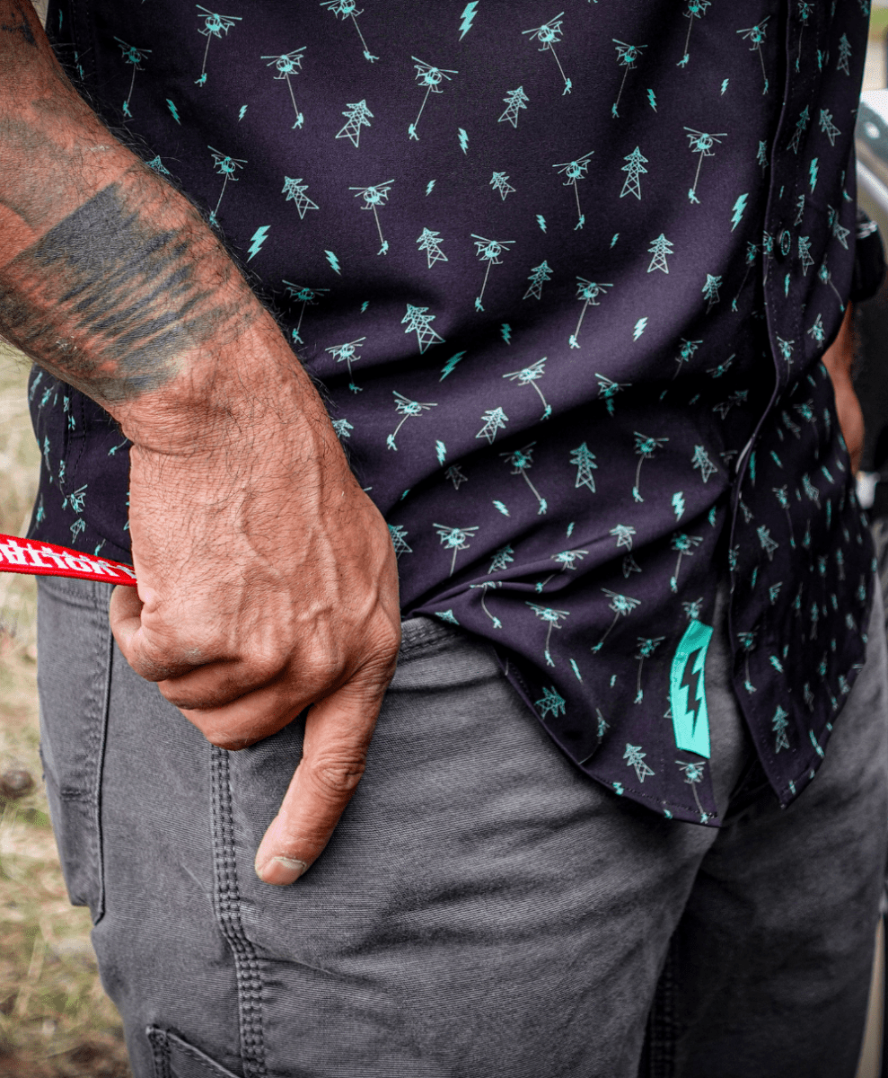 Longline Button Up - High Voltage Industries