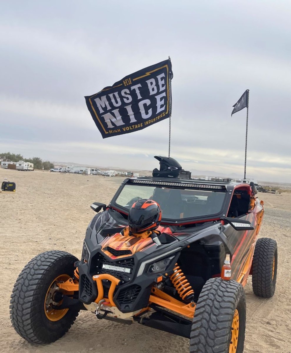 Must Be Nice Flag - High Voltage Industries