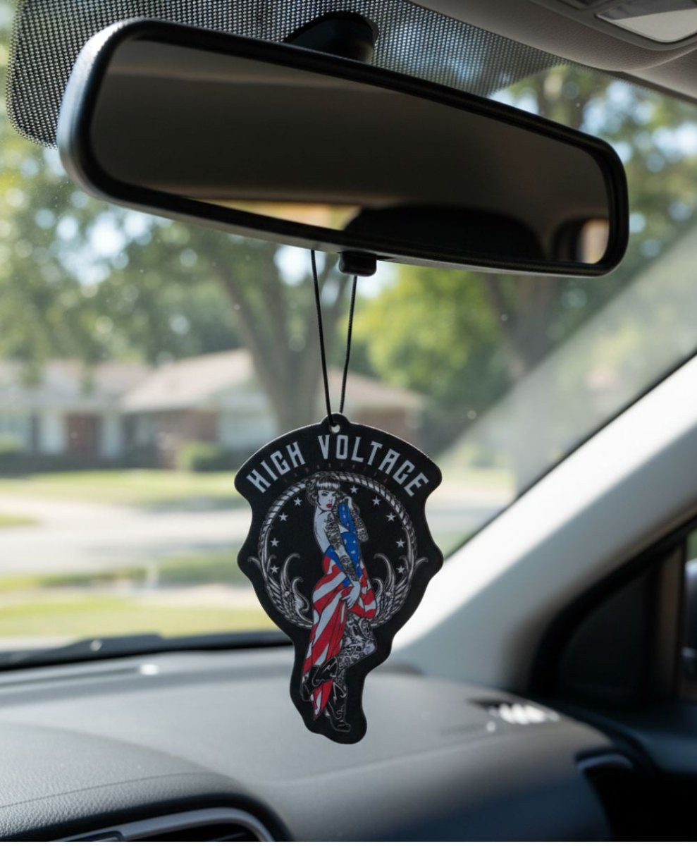 Old Glory Air Freshener - High Voltage Industries