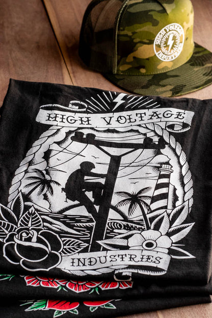 Paradise Tee - Made in USA - High Voltage Industries