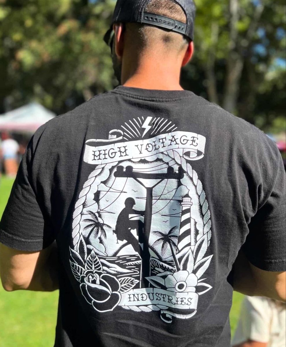 Paradise Tee - Made in USA - High Voltage Industries