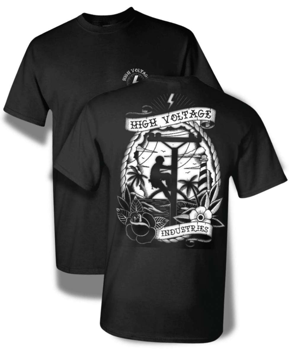 Paradise Tee - Made in USA - High Voltage Industries