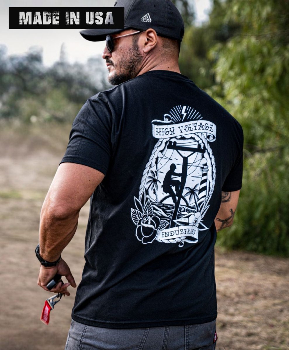 Paradise Tee - Made in USA - High Voltage Industries