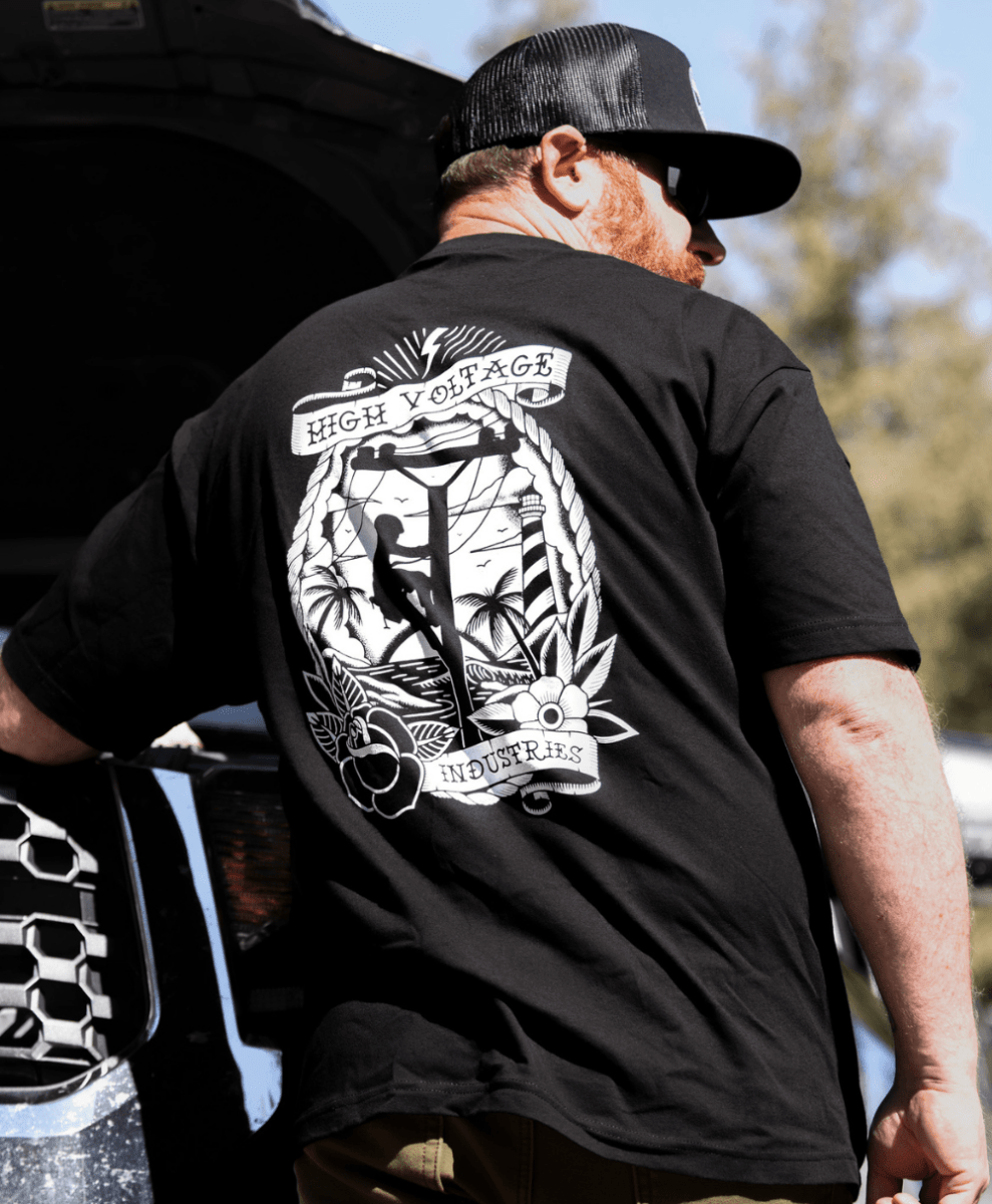 Paradise Tee - Made in USA - High Voltage Industries