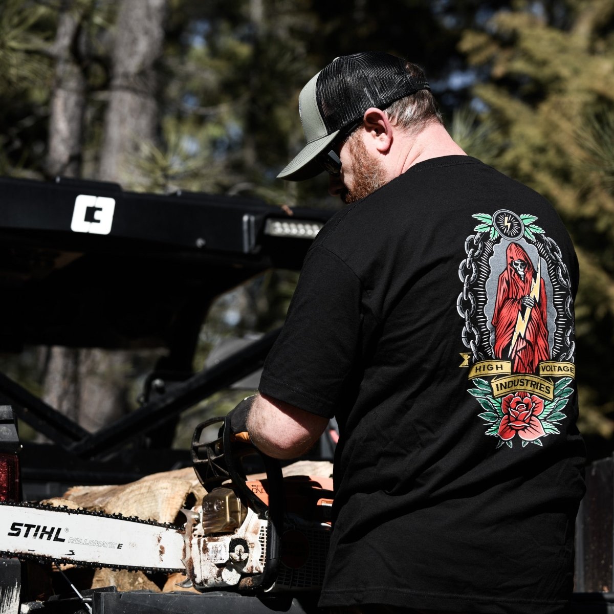 Reaper Tee - Made in USA - High Voltage Industries
