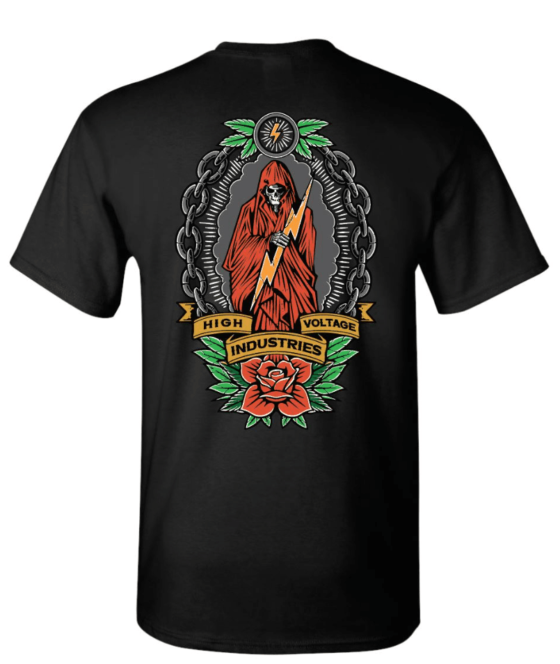 Reaper Tee - Made in USA - High Voltage Industries
