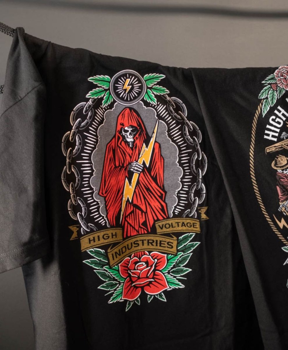 Reaper Tee - Made in USA - High Voltage Industries