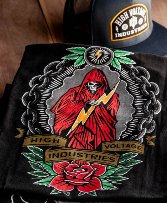 Reaper Tee - Made in USA - High Voltage Industries