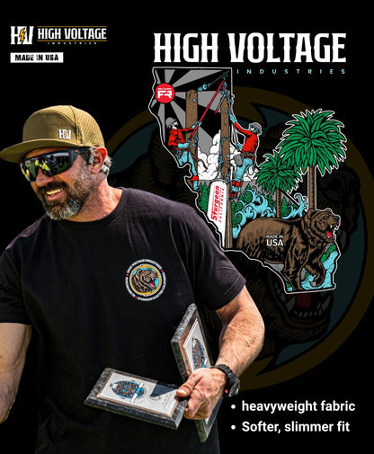 LIMITED EDITION: 2025 Rodeo Collab Tee - MADE IN USA - High Voltage Industries