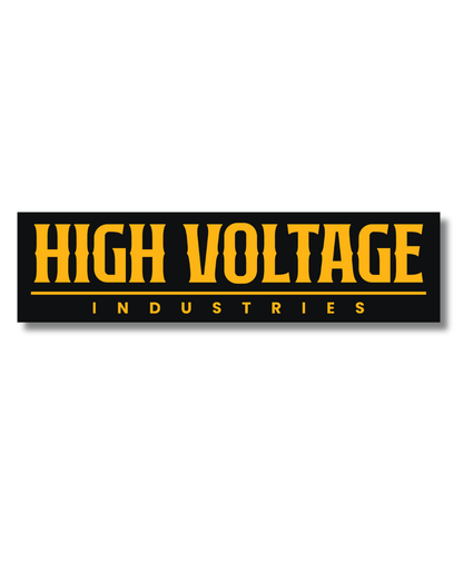 Signature Bumper Sticker - High Voltage Industries