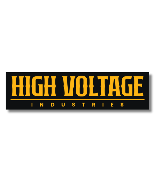 Signature Bumper Sticker - High Voltage Industries