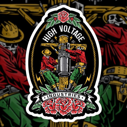 Skeleton Crew Sticker - High Voltage Industries