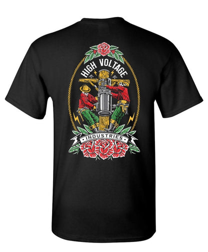 Skeleton Crew Tee - Made in USA - High Voltage Industries