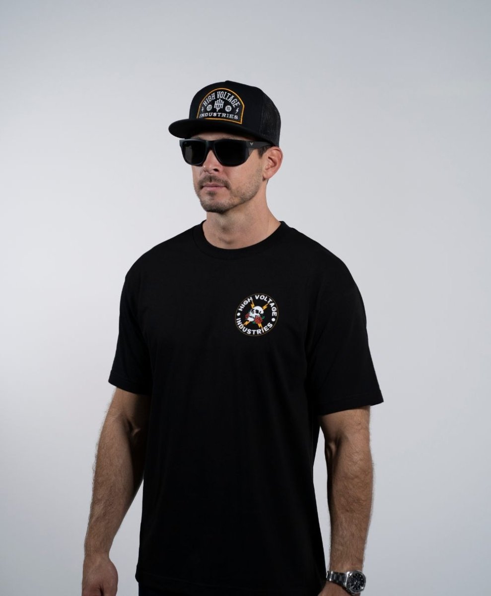 Skeleton Crew Tee - Made in USA - High Voltage Industries