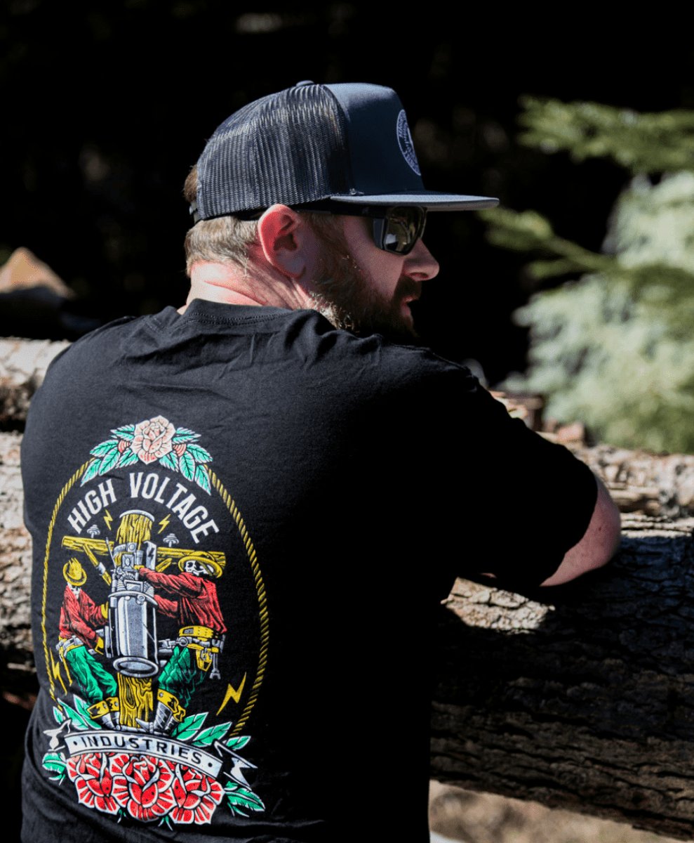 Skeleton Crew Tee - Made in USA - High Voltage Industries