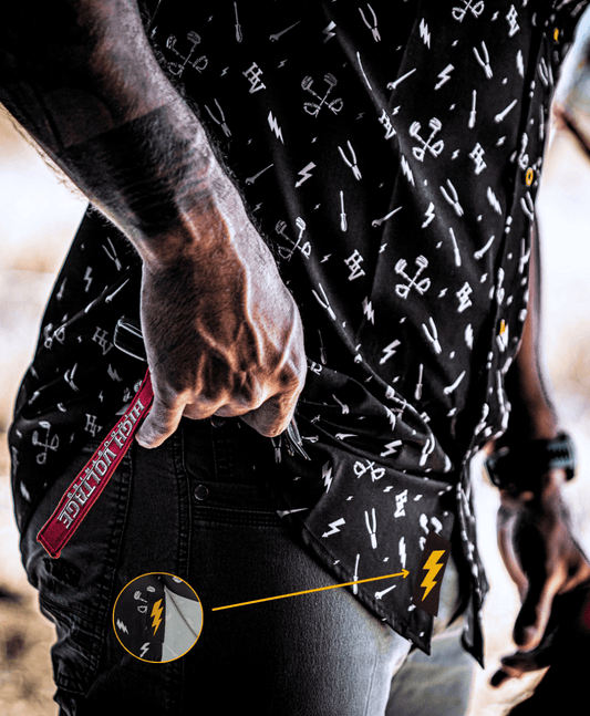 Splice Job Button Up - High Voltage Industries
