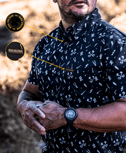 Splice Job Button Up - High Voltage Industries