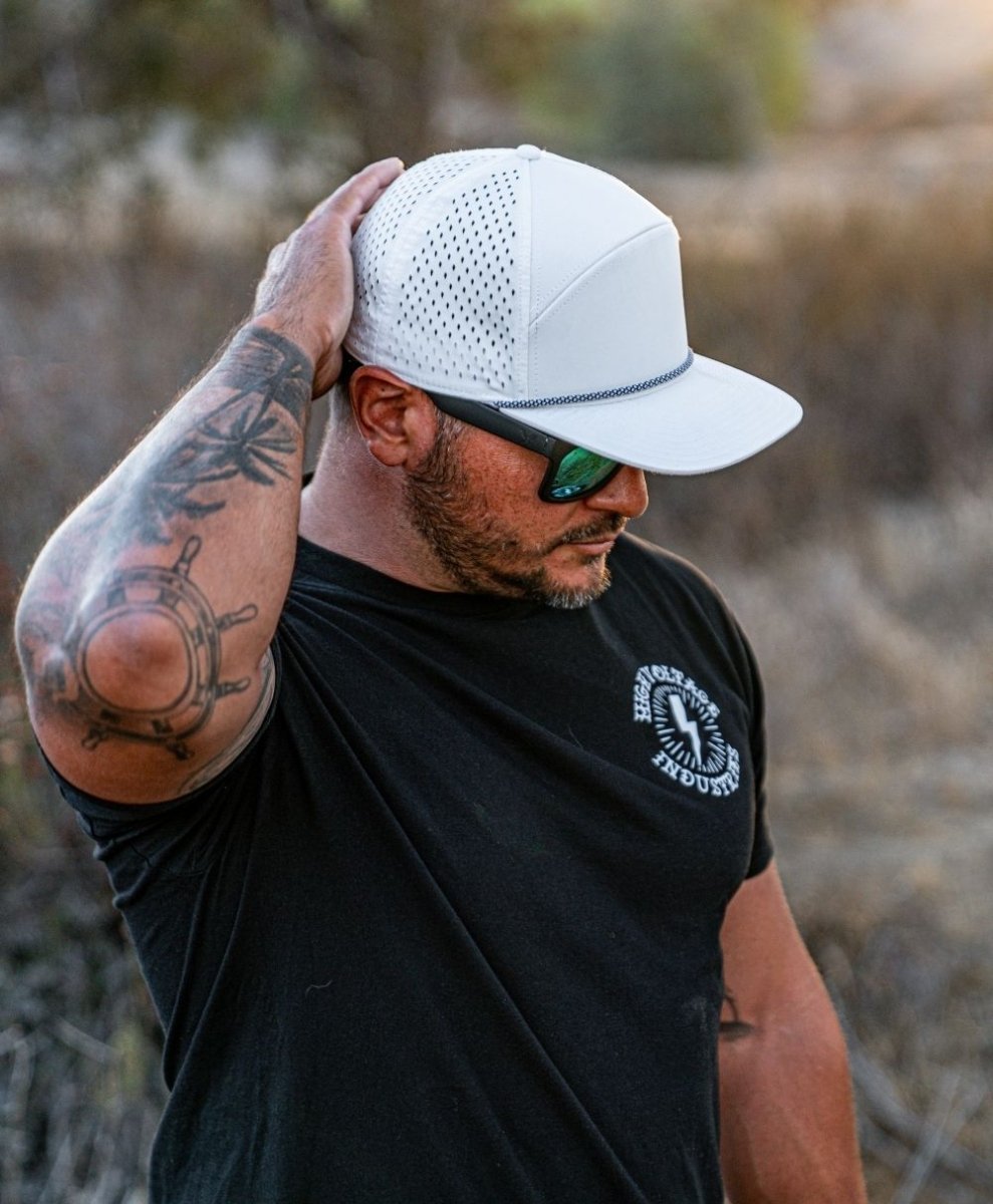 Stormcode Premium Hat (White) - High Voltage Industries