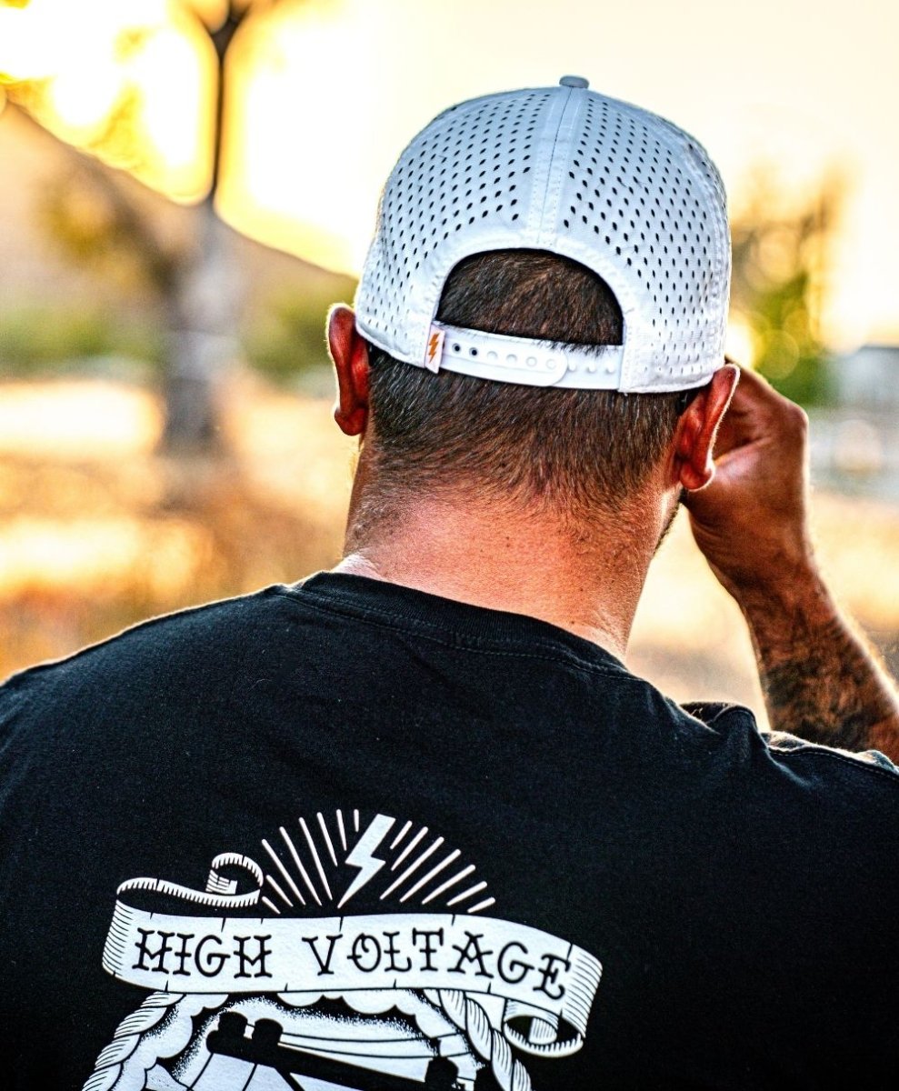 Stormcode Premium Hat (White) - High Voltage Industries