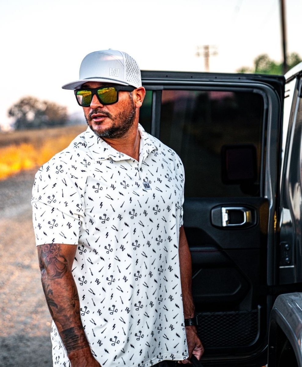 Stormcode Premium Hat (White) - High Voltage Industries