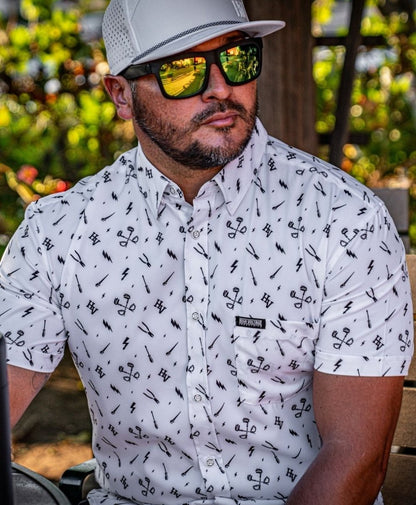 Stormcode Premium Hat (White) - High Voltage Industries