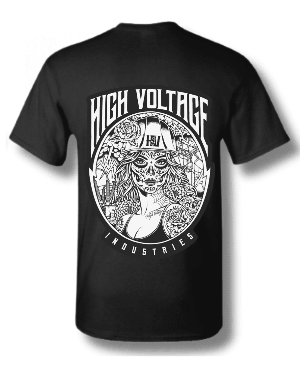 Sugar Skull Tee - High Voltage Industries