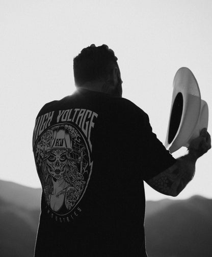 Sugar Skull Tee - High Voltage Industries